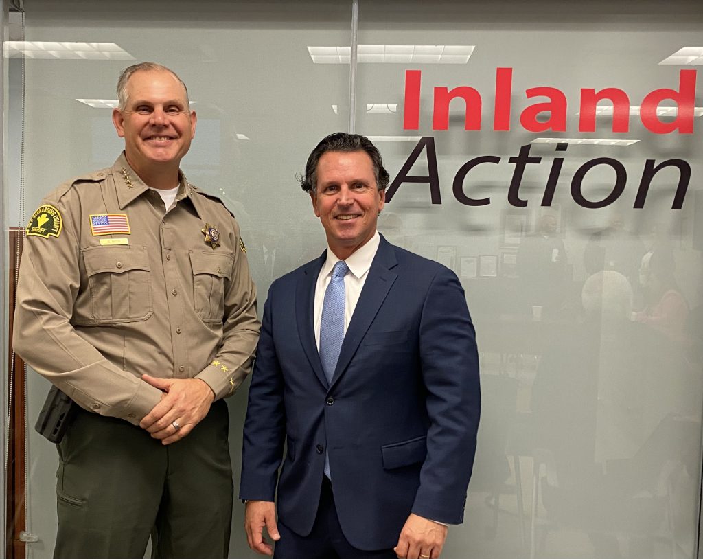 Inland Action meets with Sheriff Dicus and District Attorney Anderson